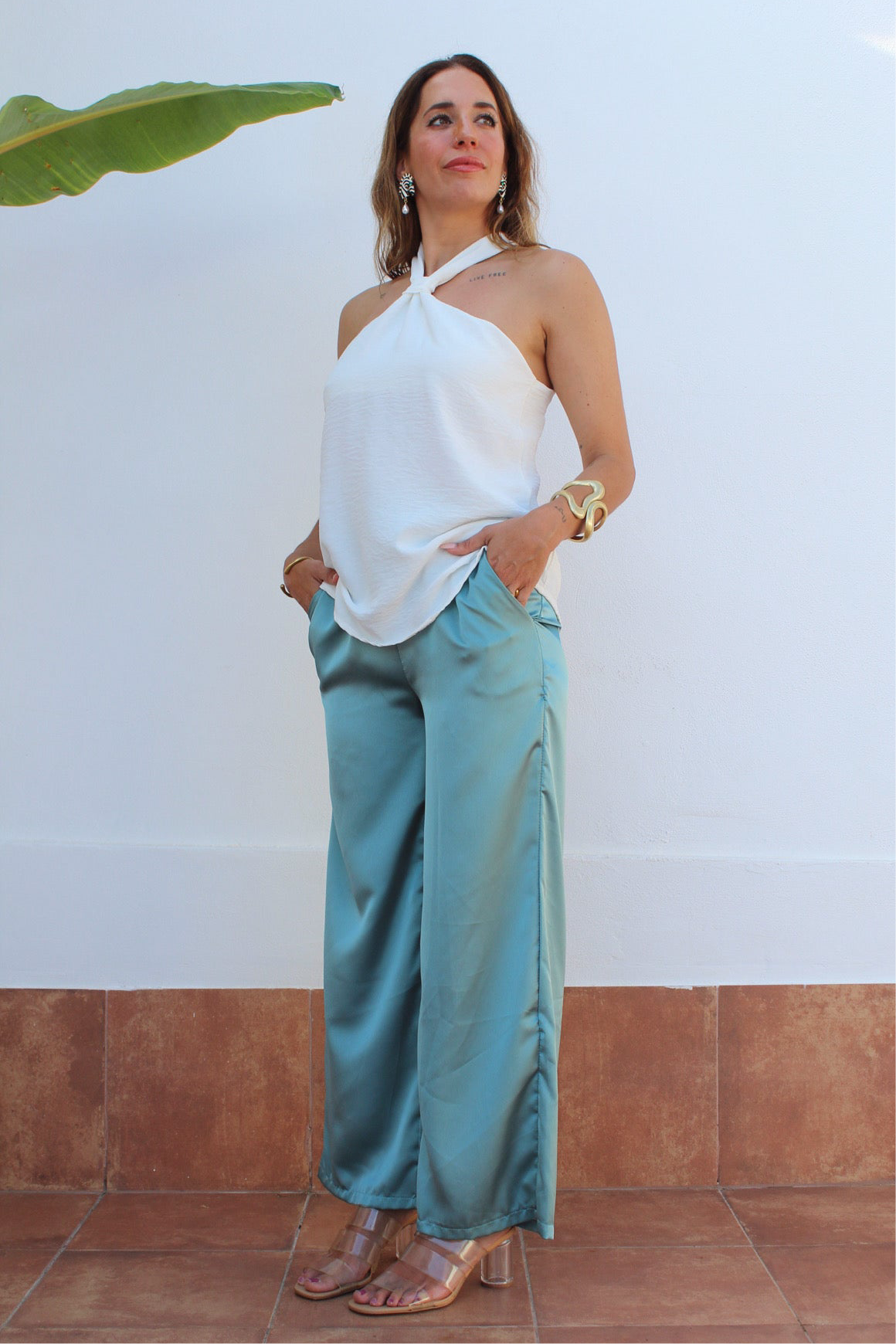 PANTALÓN RASO LISO