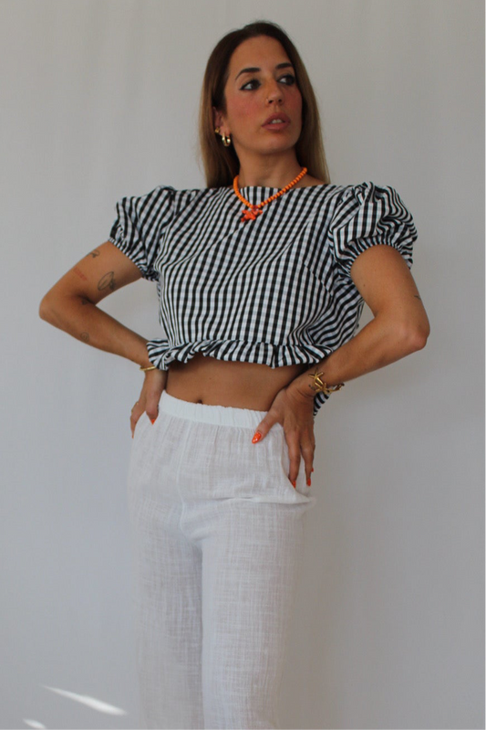 BLUSA LAZOS VICHY
