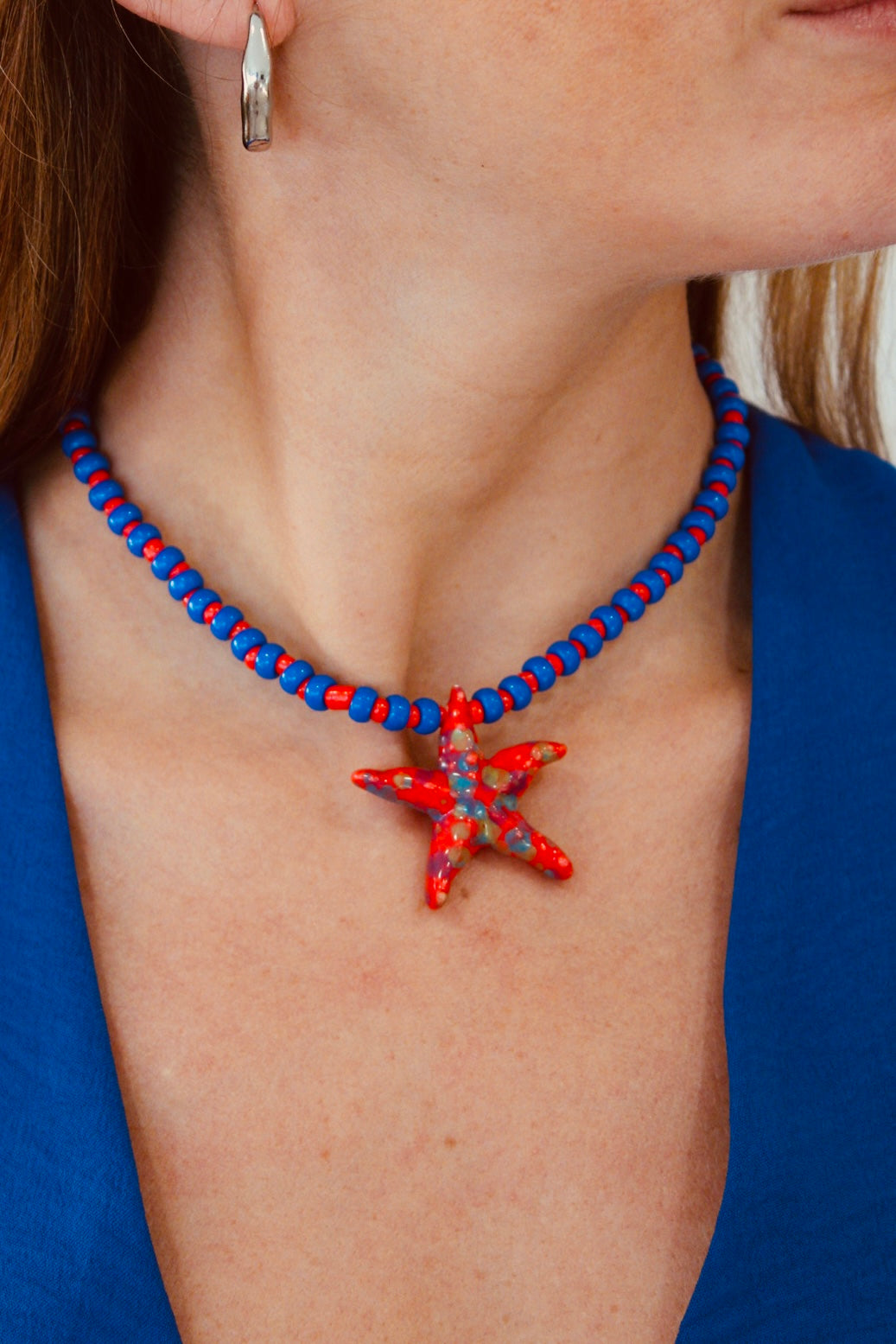 COLLAR CUENTAS ESTRELLA DE MAR