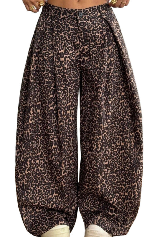 PANTALÓN GLOB LEOPARD