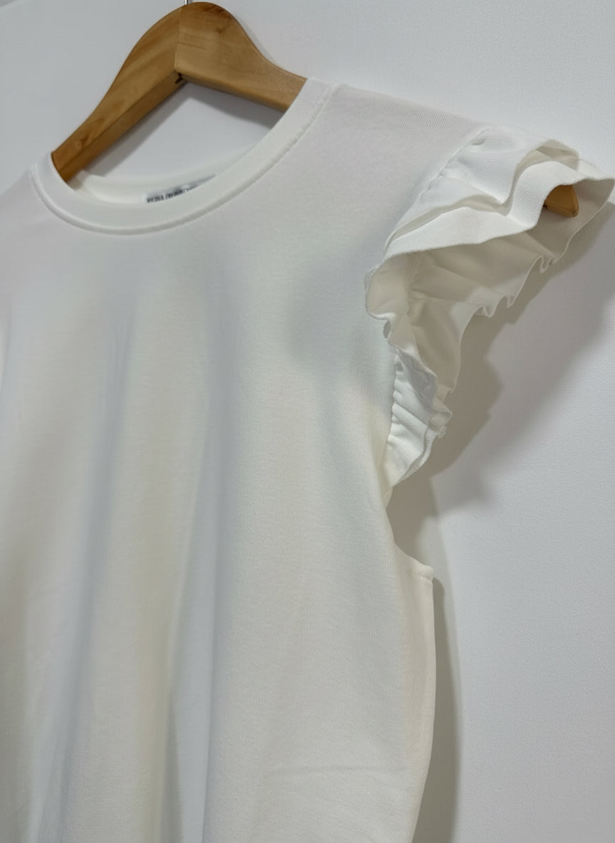 CAMISETA ALGODÓN VOLANT