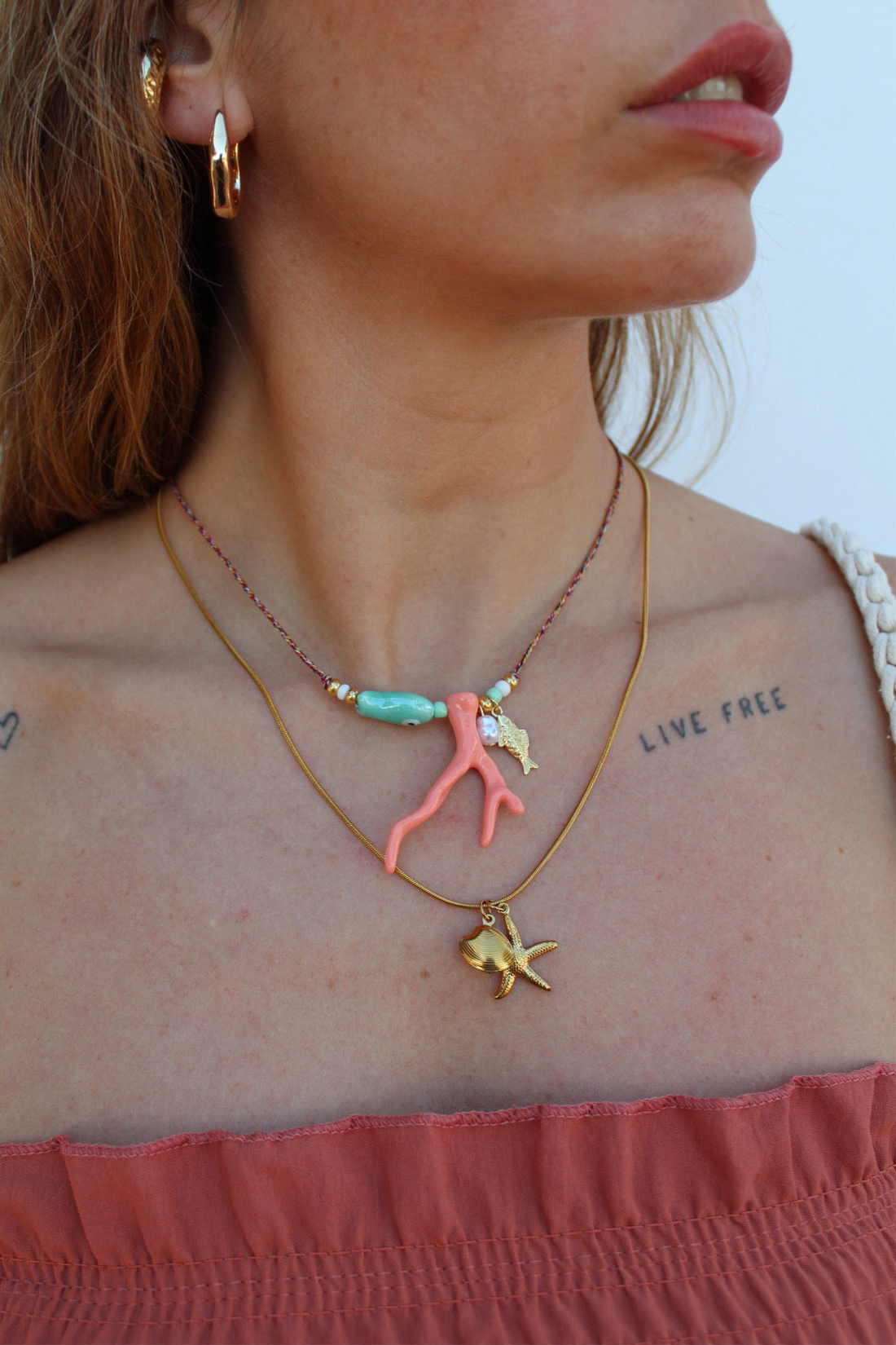 COLLAR PEZ CORAL