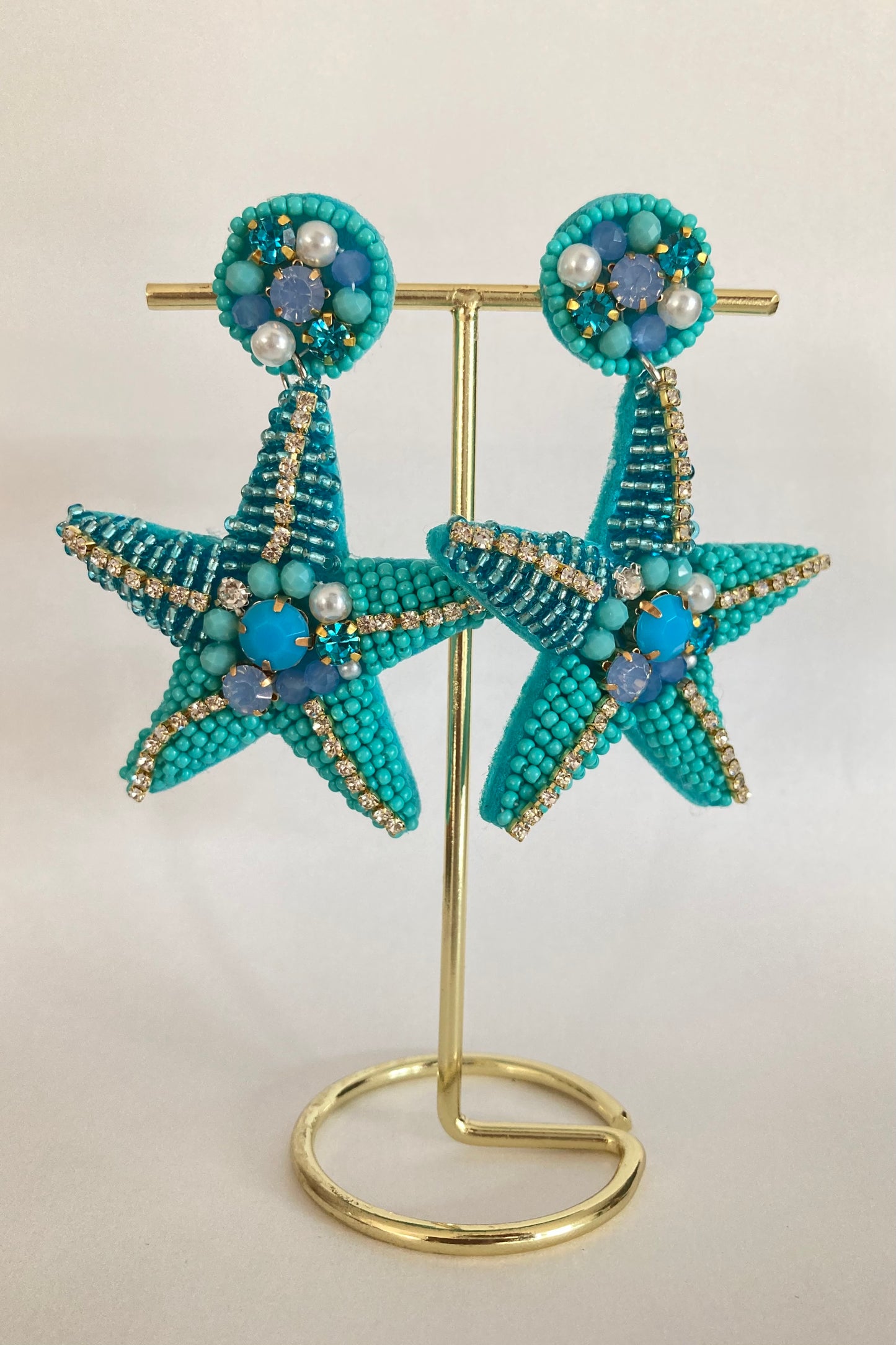 PENDIENTE ESTRELLA MAR CUENTAS