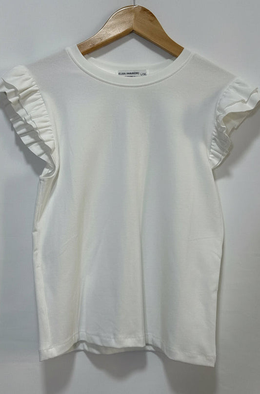 CAMISETA ALGODÓN VOLANT