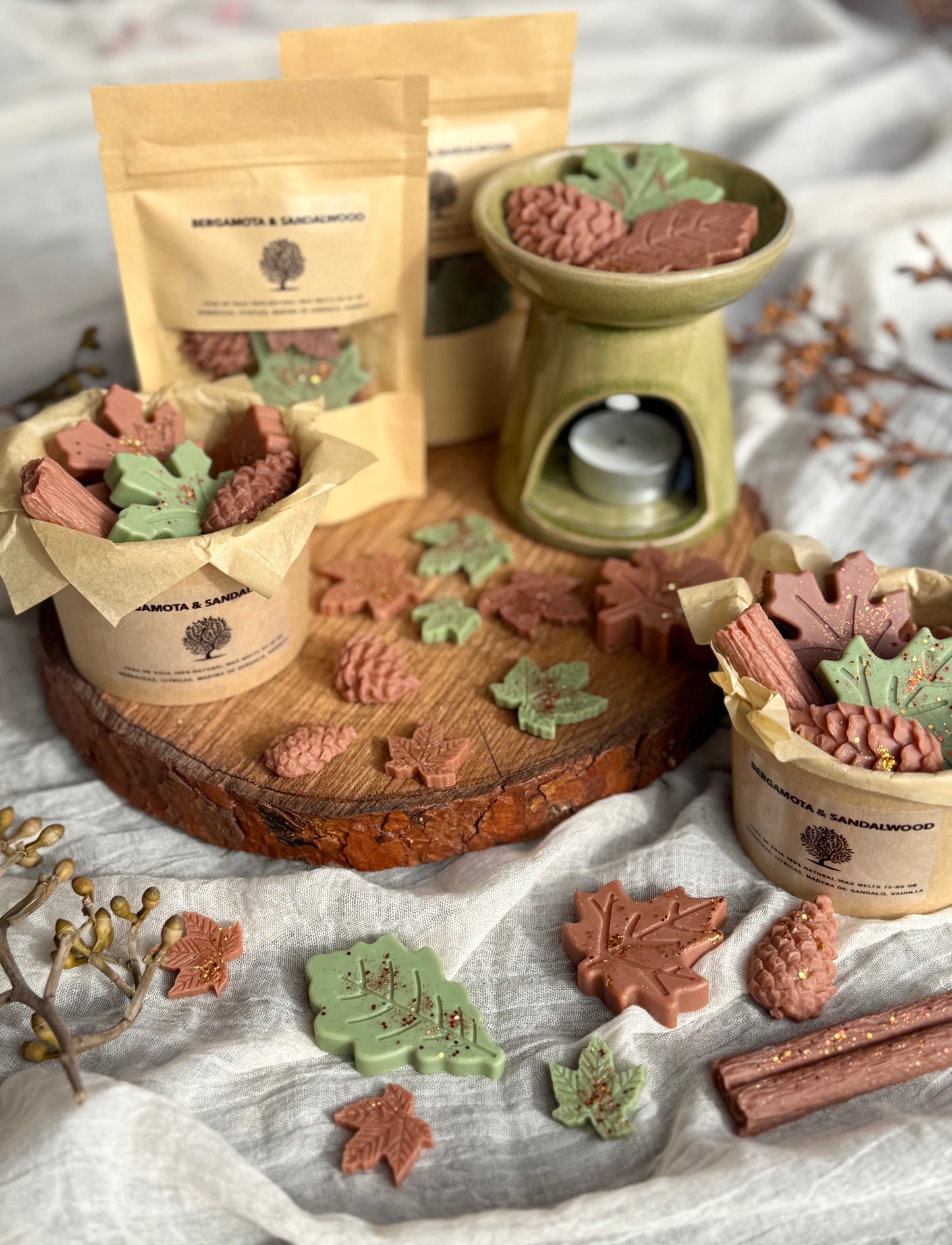 BERGAMOTA & SANDALWOOD - WAX MELTS