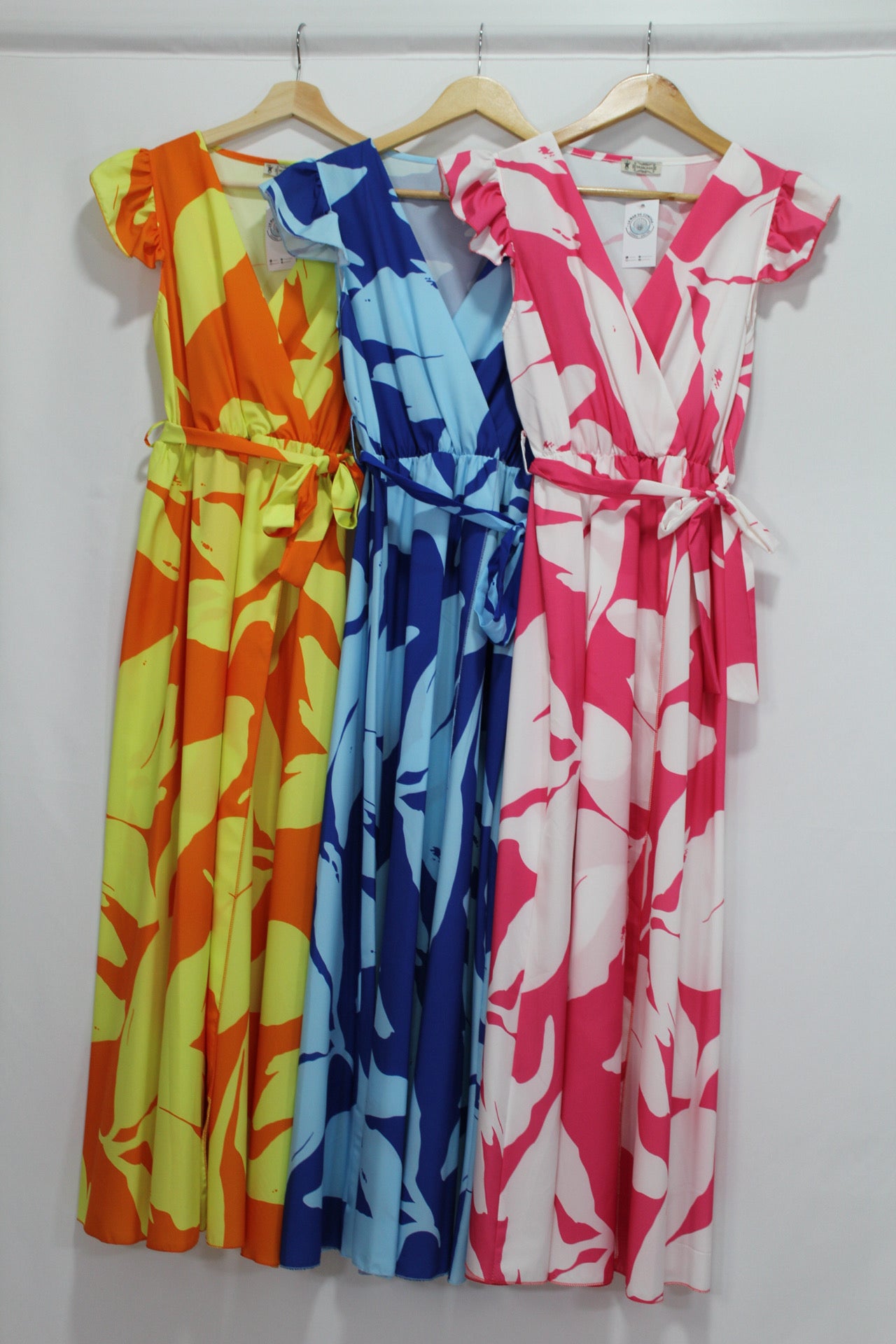 VESTIDO FLORES FLÚOR