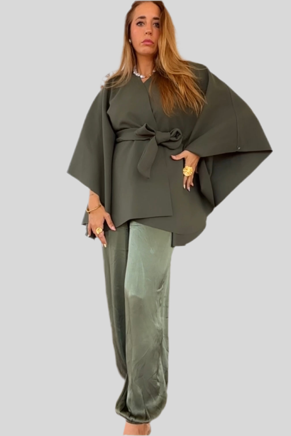 ABRIGO CAPA CINTURÓN PAÑO