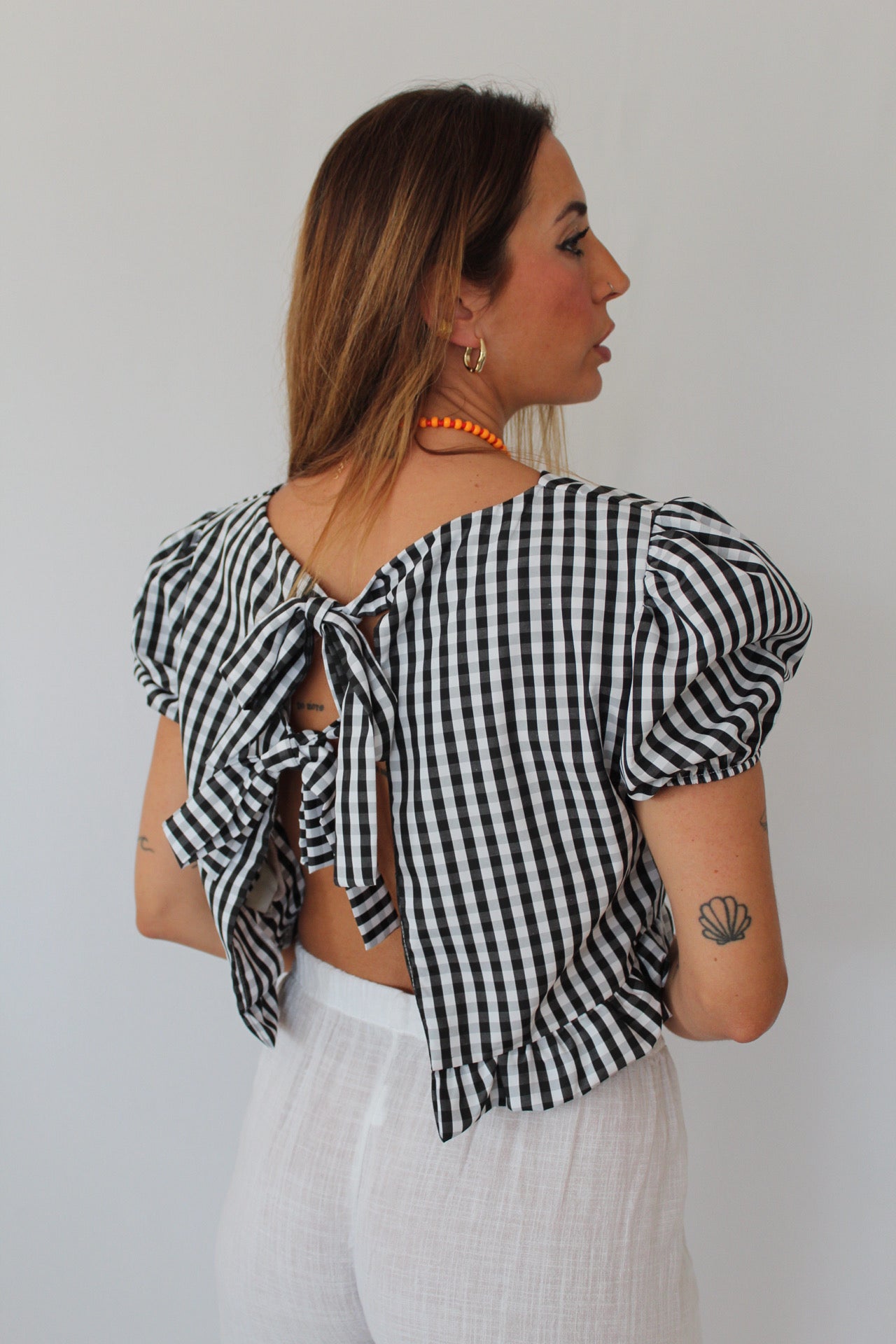 BLUSA LAZOS VICHY