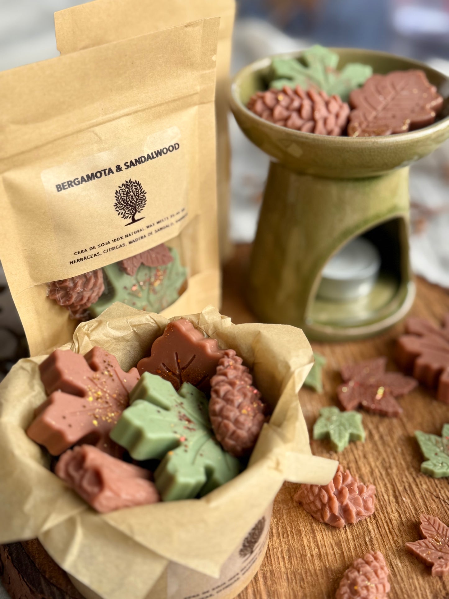 BERGAMOTA & SANDALWOOD - WAX MELTS