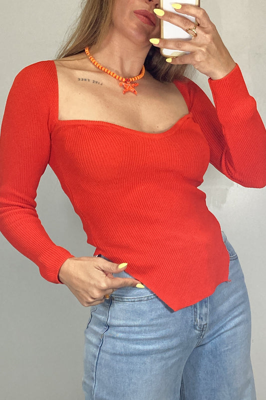 TOP ESCOTE CORAZÓN