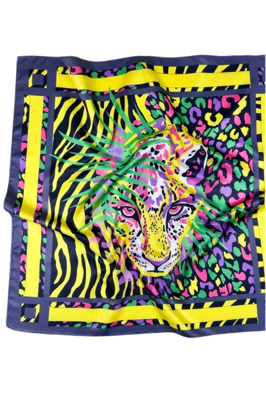 PAÑUELO FLÚOR LEOPARD