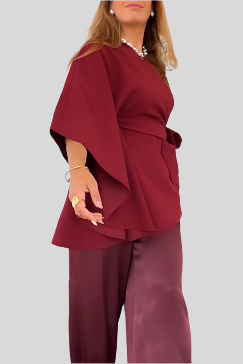 ABRIGO CAPA CINTURÓN PAÑO