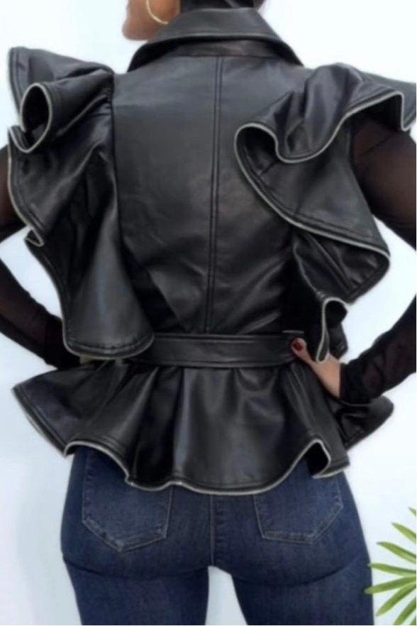 CHAQUETA POLIPIEL VOLANT