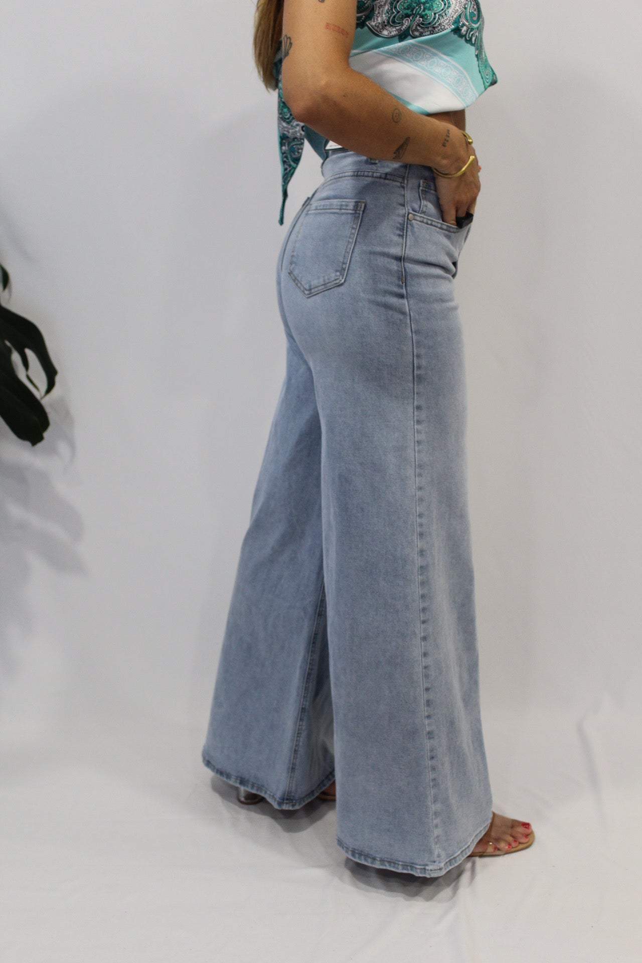 JEANS WIDE LEG