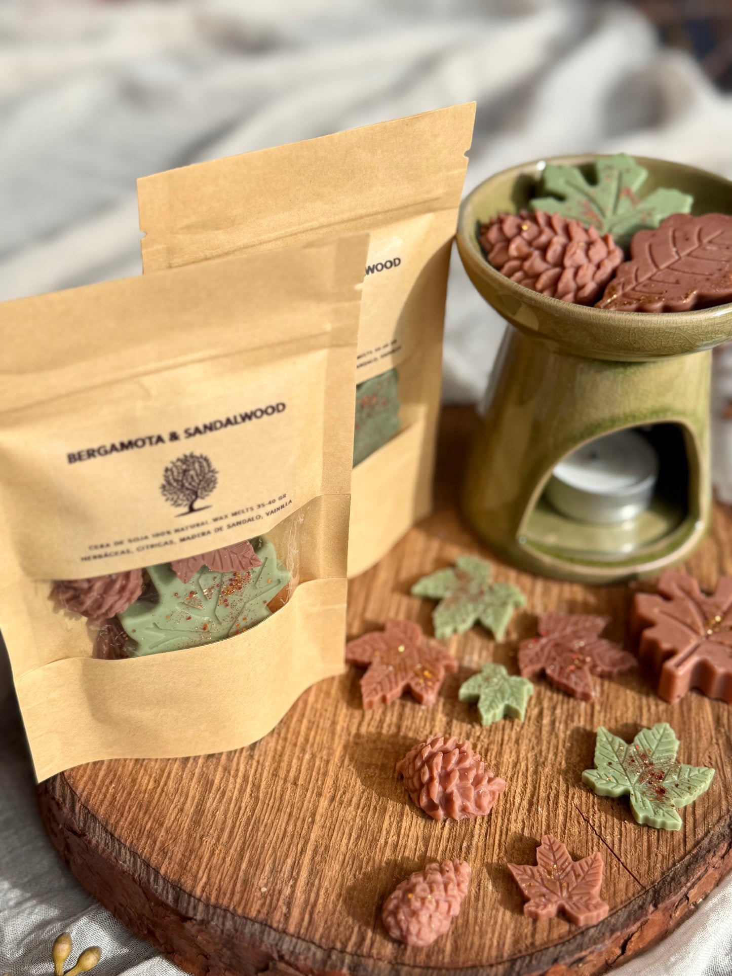 BERGAMOTA & SANDALWOOD - WAX MELTS