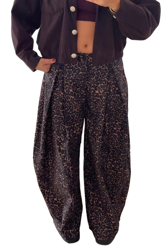 PANTALÓN GLOB LEOPARD