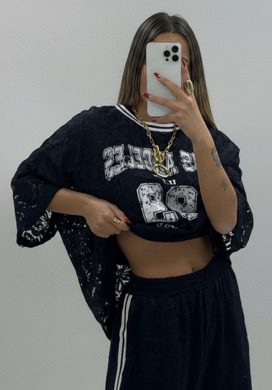 CAMISETA ENCAJE L.A LUMINA