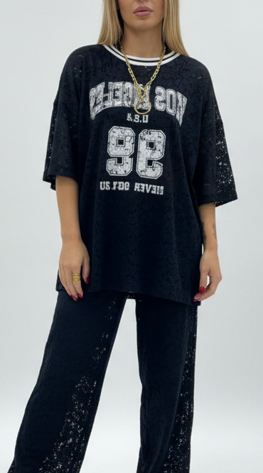 CAMISETA ENCAJE L.A LUMINA