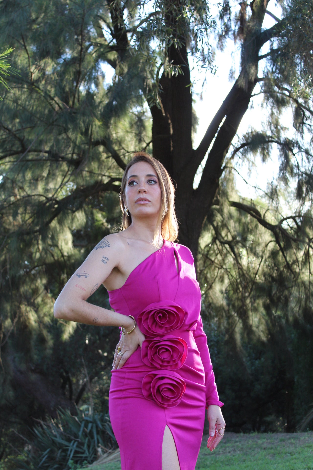 VESTIDO ROSAS