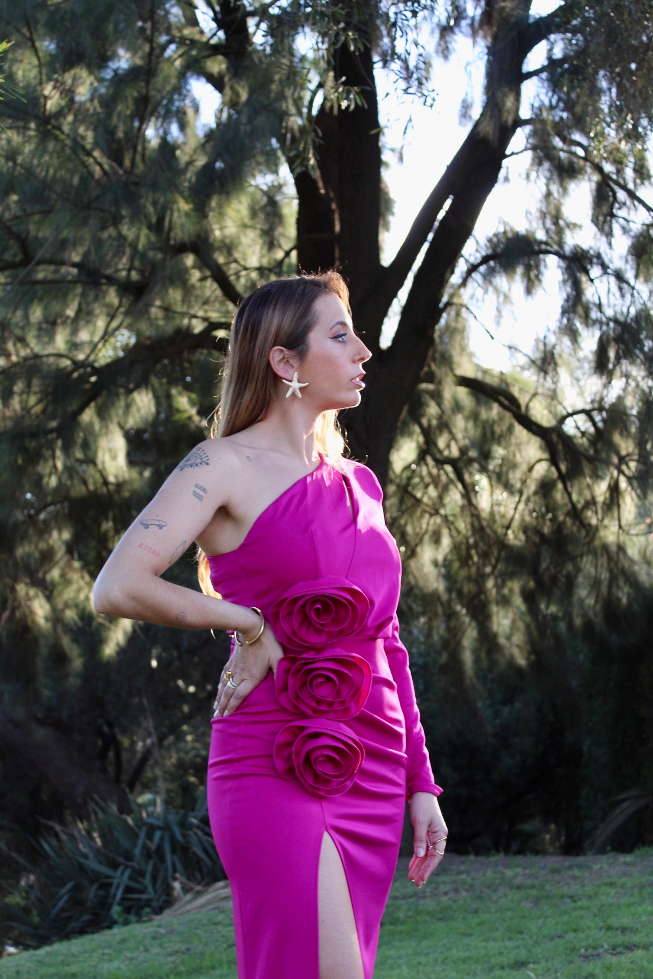 VESTIDO ROSAS