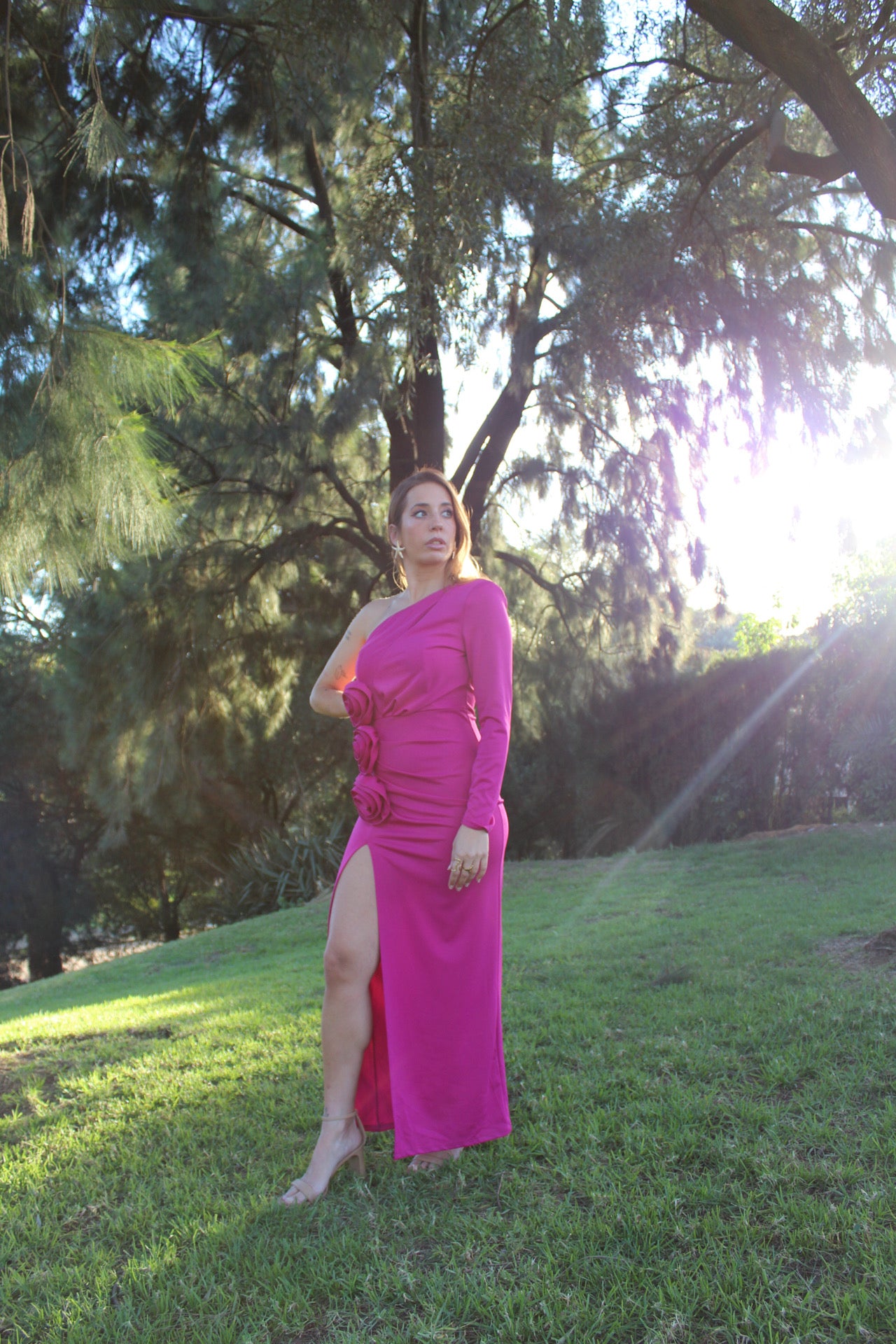 VESTIDO ROSAS